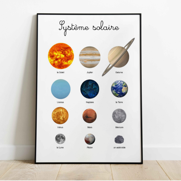 affiche Systeme solaire 1